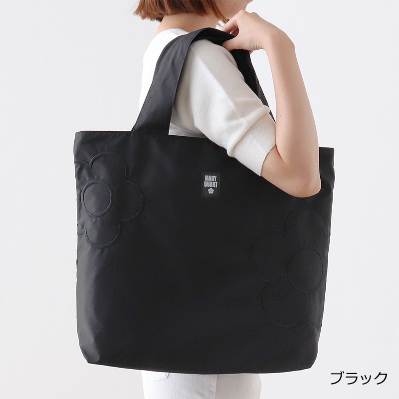MARY QUANT マリークヮント トートバッグ(ホワイト): 通常| プラザ