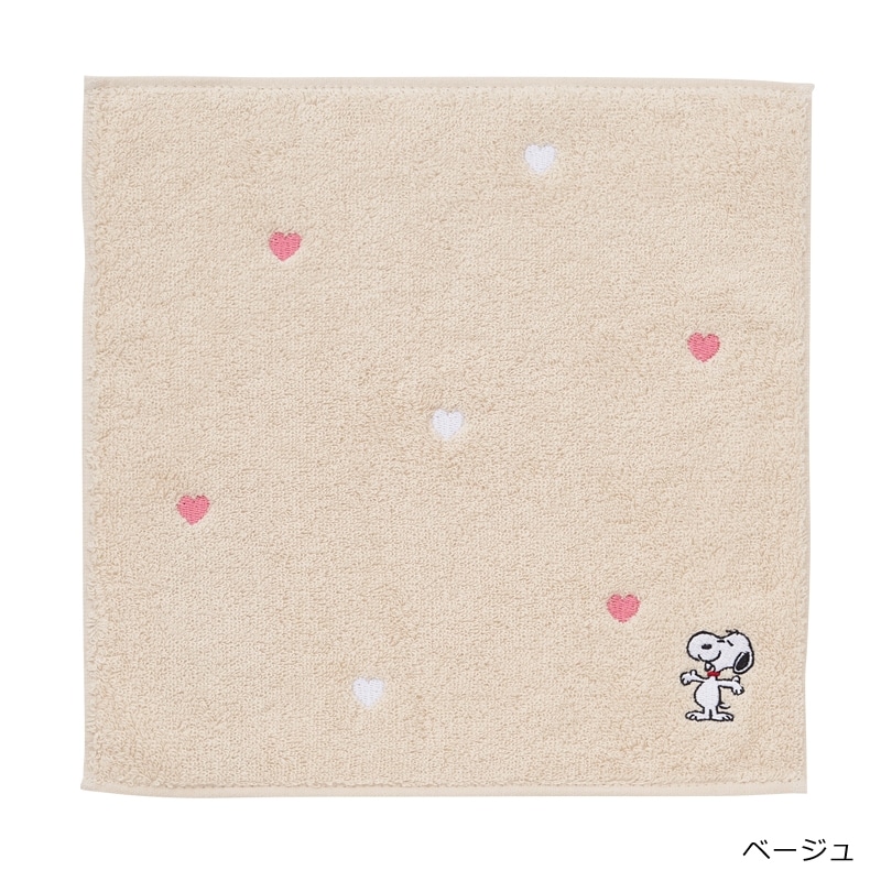 ピーナッツ ミニタオル(（ミニタオル）25×25cm イエロー