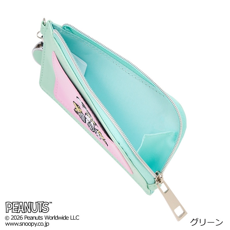 スヌーピー PEANUTS パスケース(ピンク): 通常| プラザオンラインストア