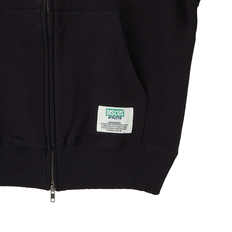 80s usa製　黒　フルジップ　パーカー　ブラック　discus ディスカス ディスカス パーカー フルジップ サイズ M L XL ユニセックス