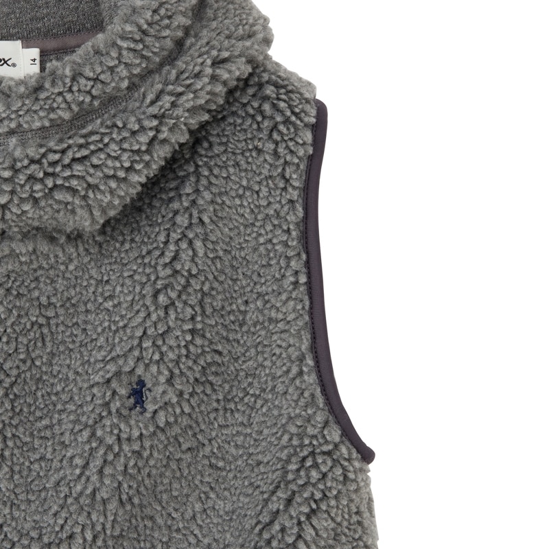 gymphlex ボアベスト フード付き サイズ14 GYMPHLEX ジムフレックス