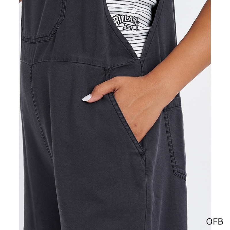 BILLABONG ビラボン ウィメンズ WOVEN SALOPETTE ロングパンツ(BLC