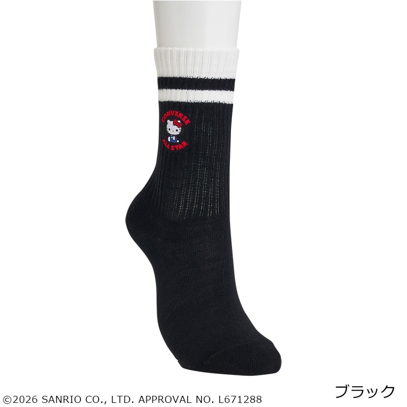 CONVERSE コンバース × HELLO KITTY ハロー キティ ソックス(ピンク