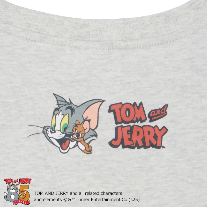TOM and JERRY トムとジェリー 85周年アートTシャツ アッシュ