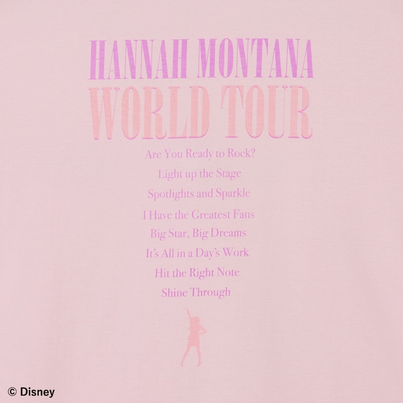 Disney / シークレット・アイドル ハンナ・モンタナ / Tシャツ ピンク