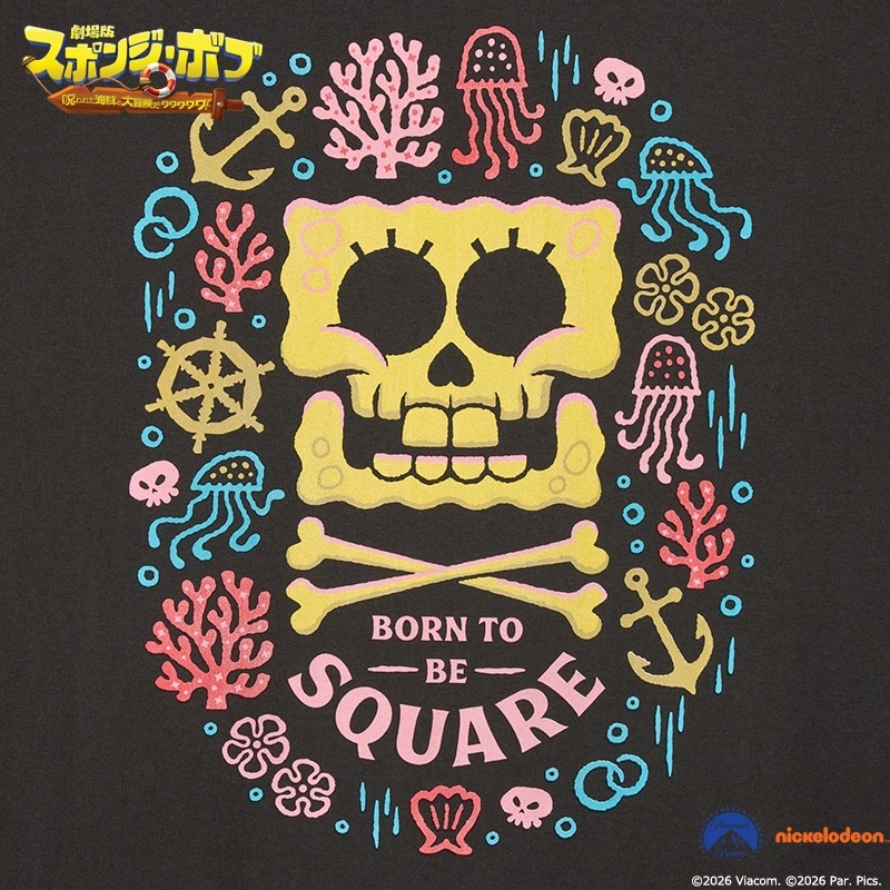 キッズサイズ】SpongeBob SquarePants スポンジ・ボブ 劇場版 Tシャツ