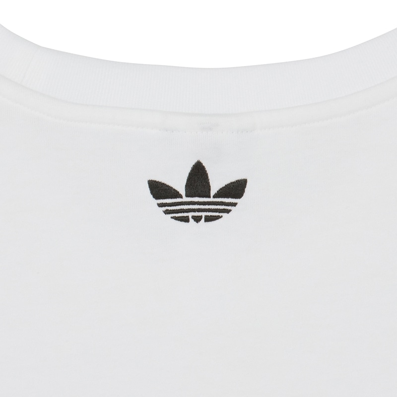 adidas アディダス フロントTシャツ(ホワイト): 通常| プラザ