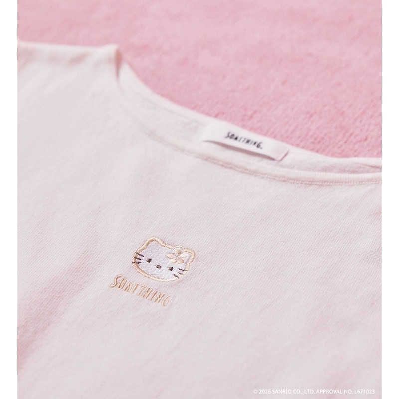 7/31まで】SOMETHING サムシング HELLO KITTY ハローキティ 刺しゅう
