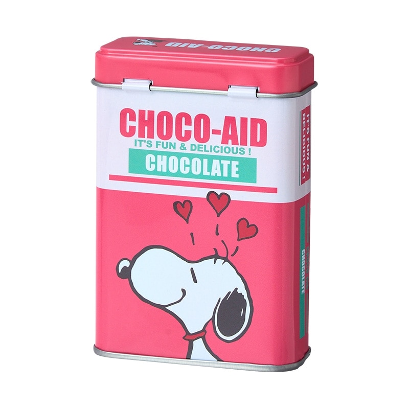 スヌーピー PEANUTS チョコエイド ティンピンク