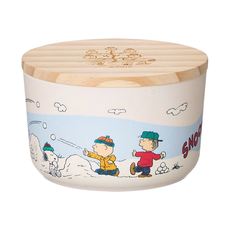 スヌーピー PEANUTS クリスマス バンブー コンテナ ※アソートの為種類