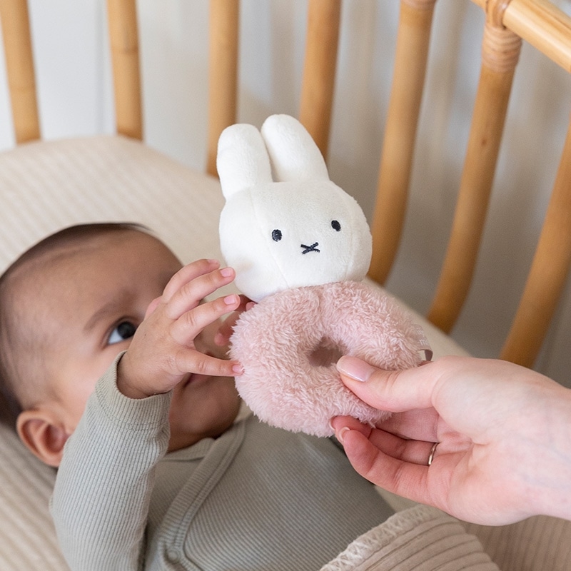 ミッフィー Miffy ラトル フラッフィー(ブルー): 通常| プラザ