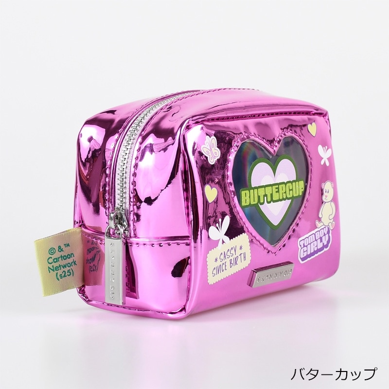 スキニーディップ パワーパフガールズ 新品未開封 ポーチセット バターカップ スキニーディップ ♡パワパフ パワーパフガールズバターカップ