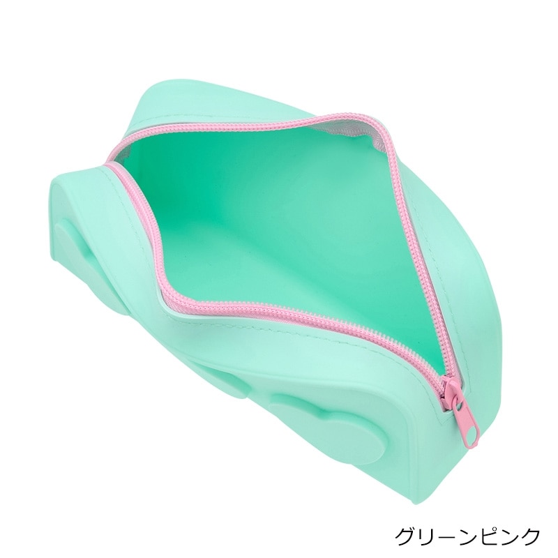 Tippi シリコンペンケース ハート(ピンクイエロー): 通常| プラザ