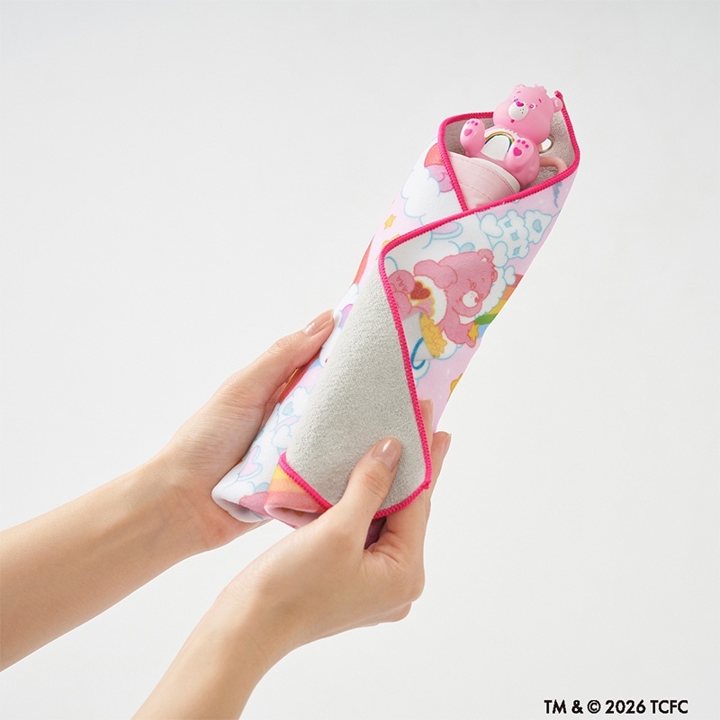 Care Bears ケアベア 全面プリント柄くっつきタオル パターン(オフ