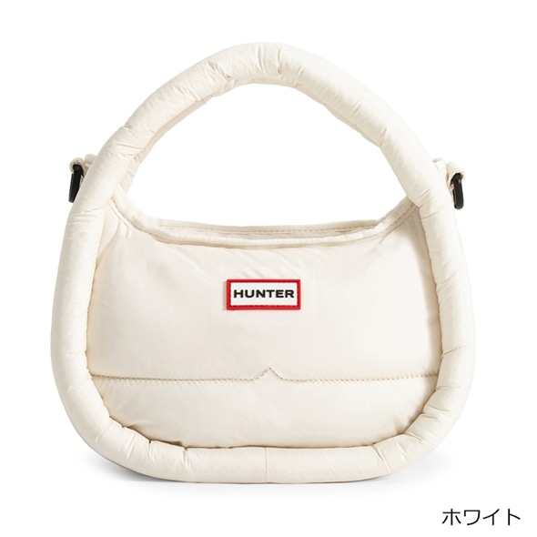 HUNTER ハンター フレイムド パファー ミディ ホーボー