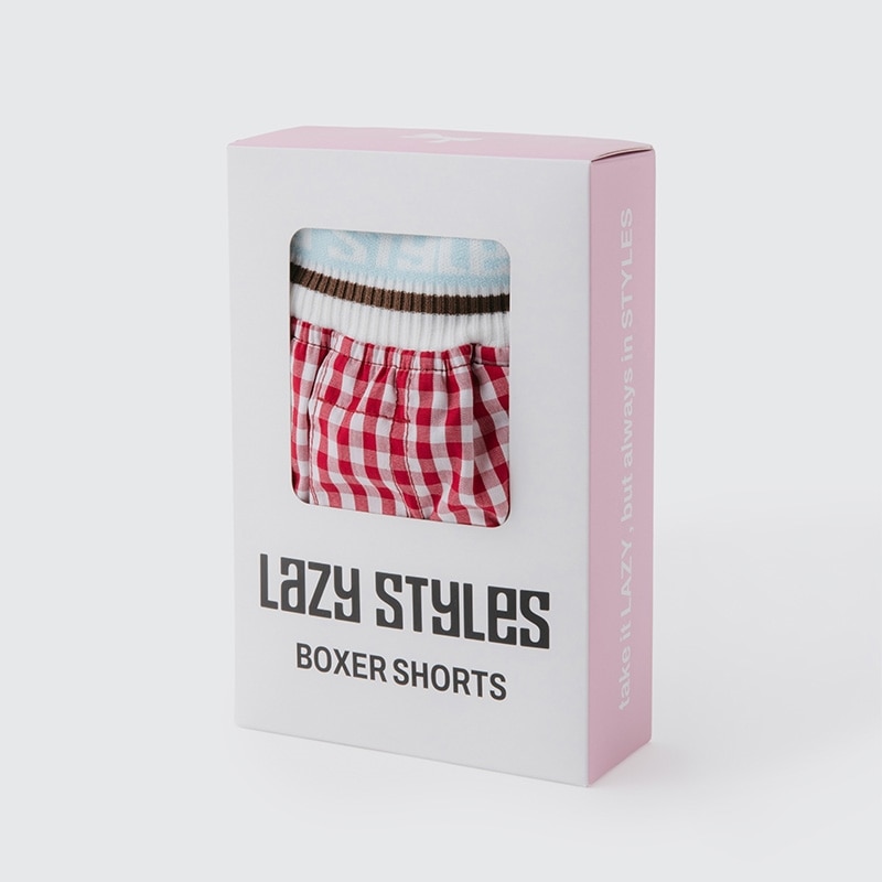 Lazy Styles レイジースタイルズ トランクス CherryRed Mサイズ