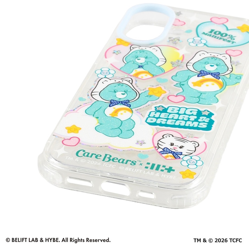 SKINNYDIP スキニーディップ Care Bears ケアベア × ILLIT iPhone17用