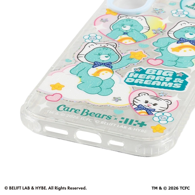 SKINNYDIP スキニーディップ Care Bears ケアベア × ILLIT iPhone16用