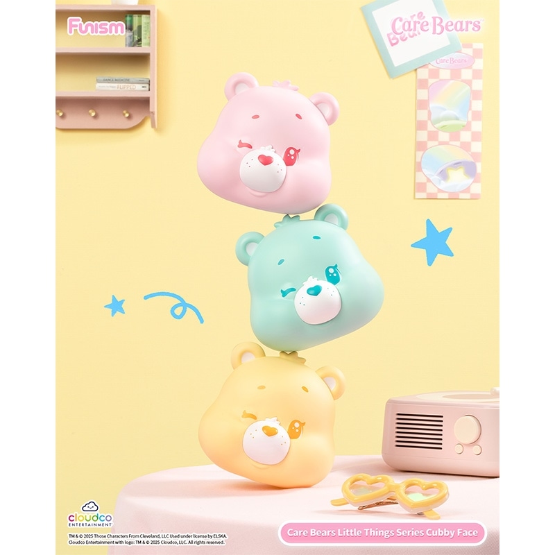 Funism Care Bears ケアベア リトルシングシリーズ キュービーフェイス