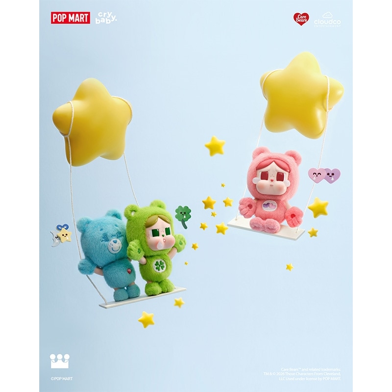 POP MART ポップマート CRY BABY × Care Bears ケアベア ぬいぐるみ