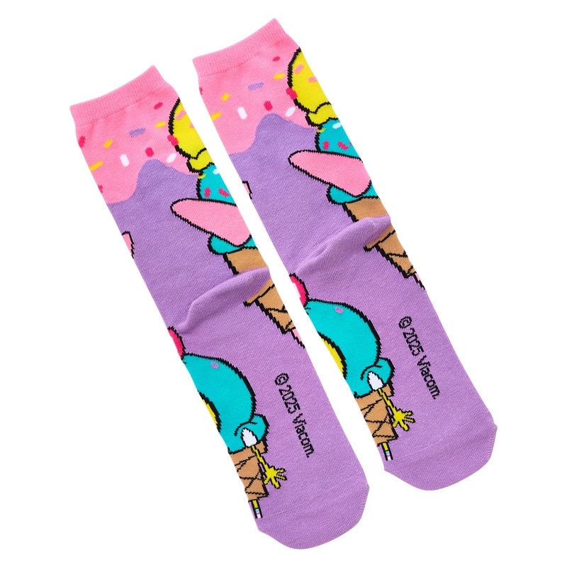 スポンジボブ ペズファン 2色セット SpongeBob SquarePants スポンジ・ボブ ソックス2足セット ICE