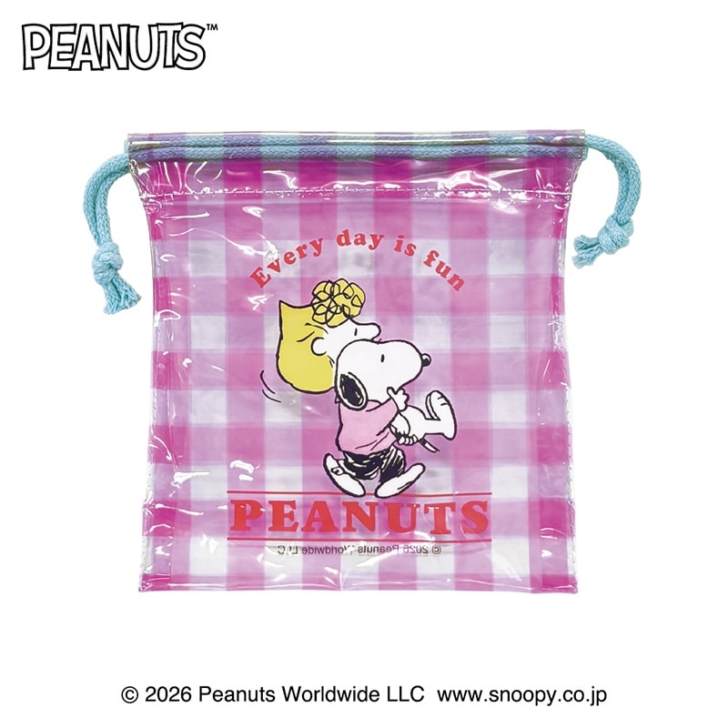 スヌーピー PEANUTS シークレットPVC巾着※種類は選べません(PVC巾着