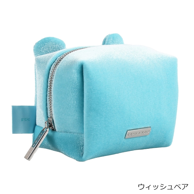 SKINNYDIP スキニーディップ Care Bears ケアベア ベロアポーチ(ラブ