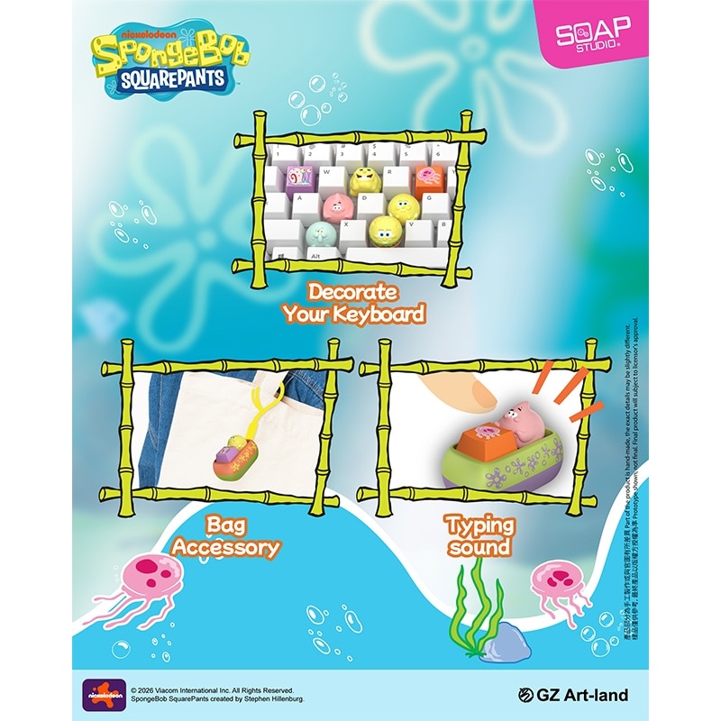 SpongeBob SquarePants スポンジ・ボブ SOAP STUDIO ソープスタジオ