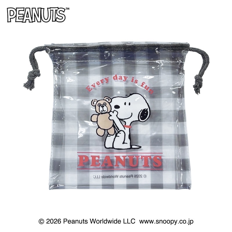 スヌーピー PEANUTS シークレットPVC巾着※種類は選べません(PVC巾着