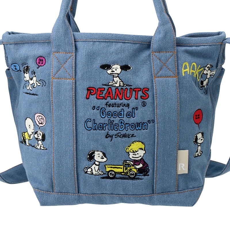 スヌーピー PEANUTS ROOTOTE ルートート デリ刺しゅうトートバッグ 