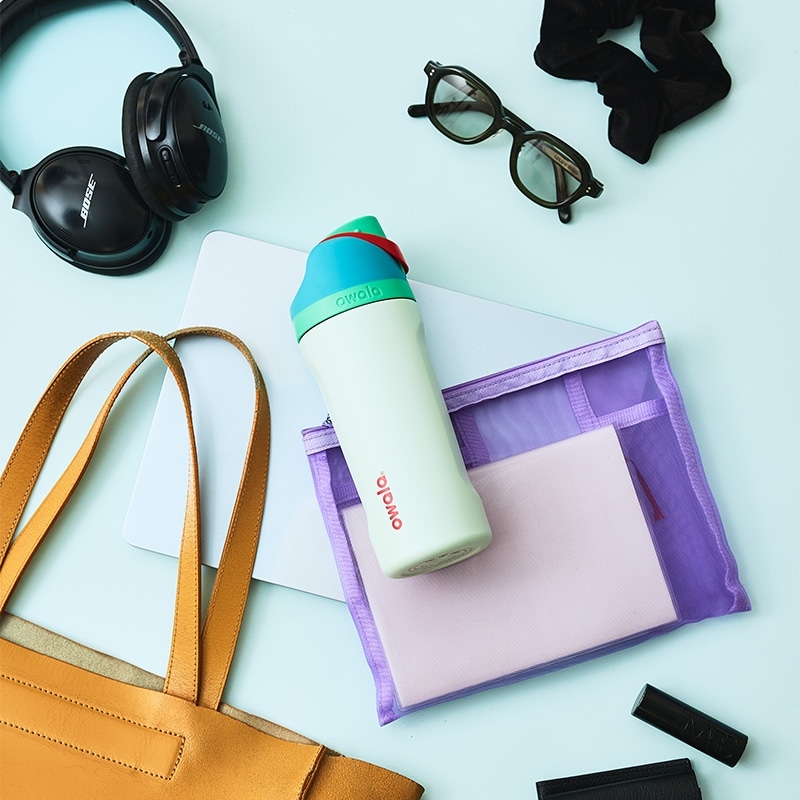 owala オワラ FreeSip ウォーターボトル 16oz(スプラッシース