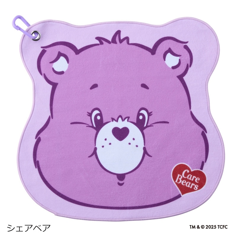 Care Bears ケアベア ダイカットくっつきタオル(スパークル