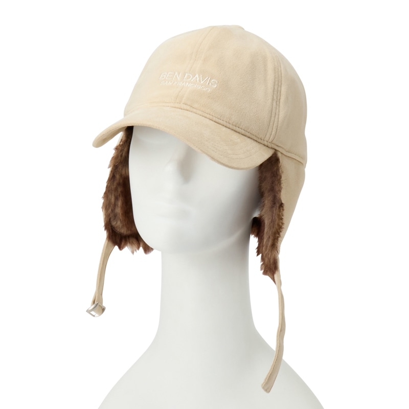 BEN DAVIS ベン デイビス フライトキャップ(ブラック): 通常| プラザ