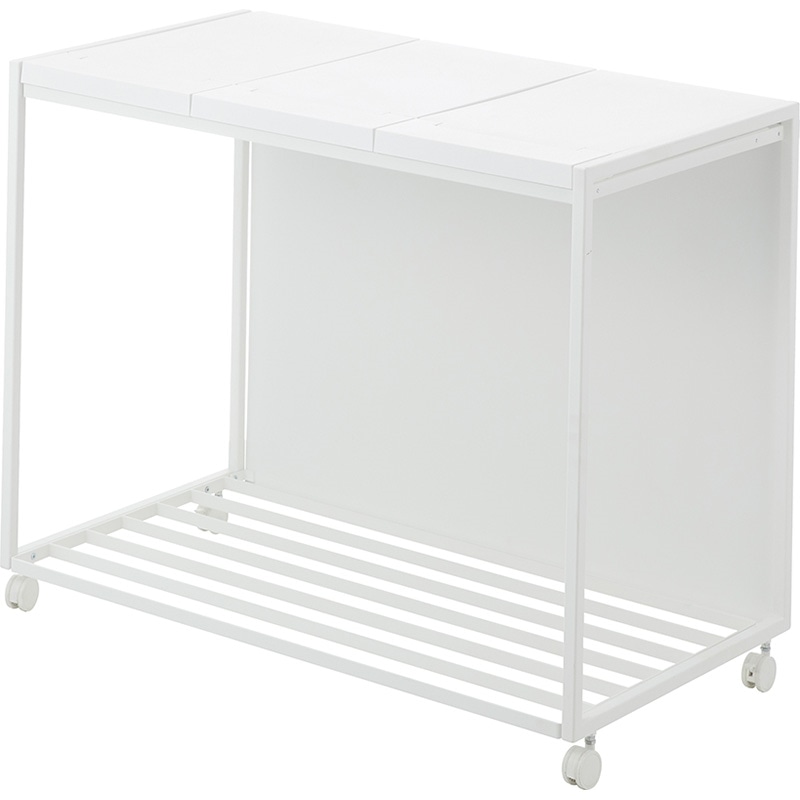 山崎実業 tower 蓋付き目隠し分別ダストワゴン タワー 45L 3分別