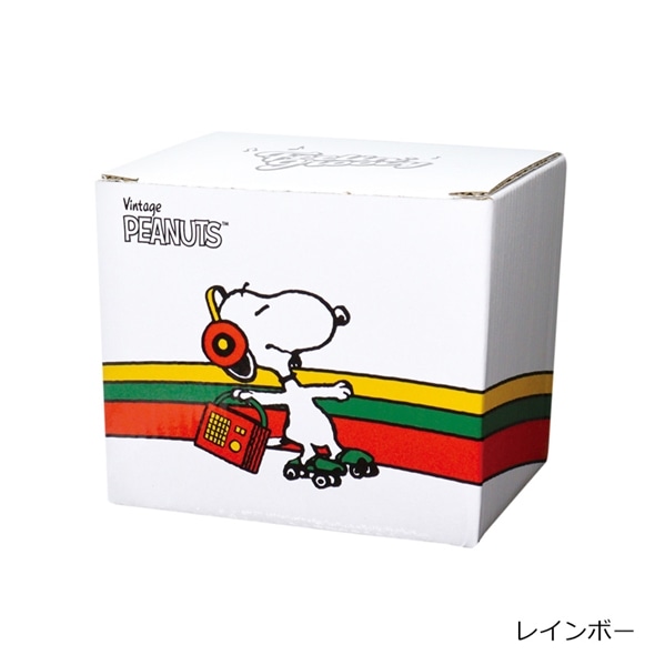 スヌーピー PEANUTS 耐熱ガラスマグ
