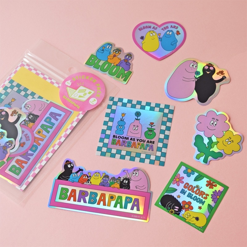 バーバパパ ポストカード コースター ステッカー（BARBAPAPA