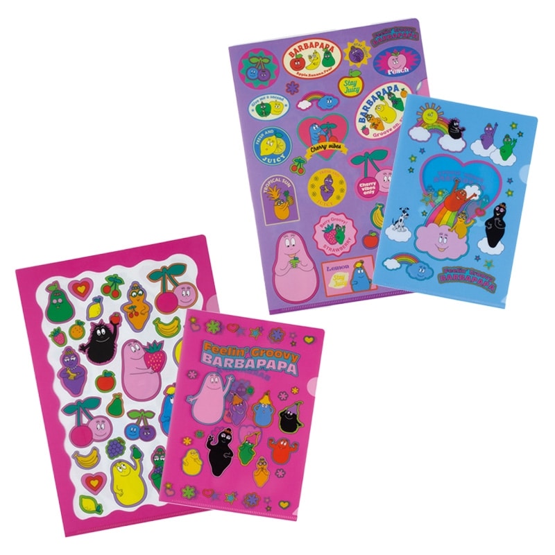 BARBAPAPA バーバパパ クリアファイルセット(ピンク): 通常| プラザ