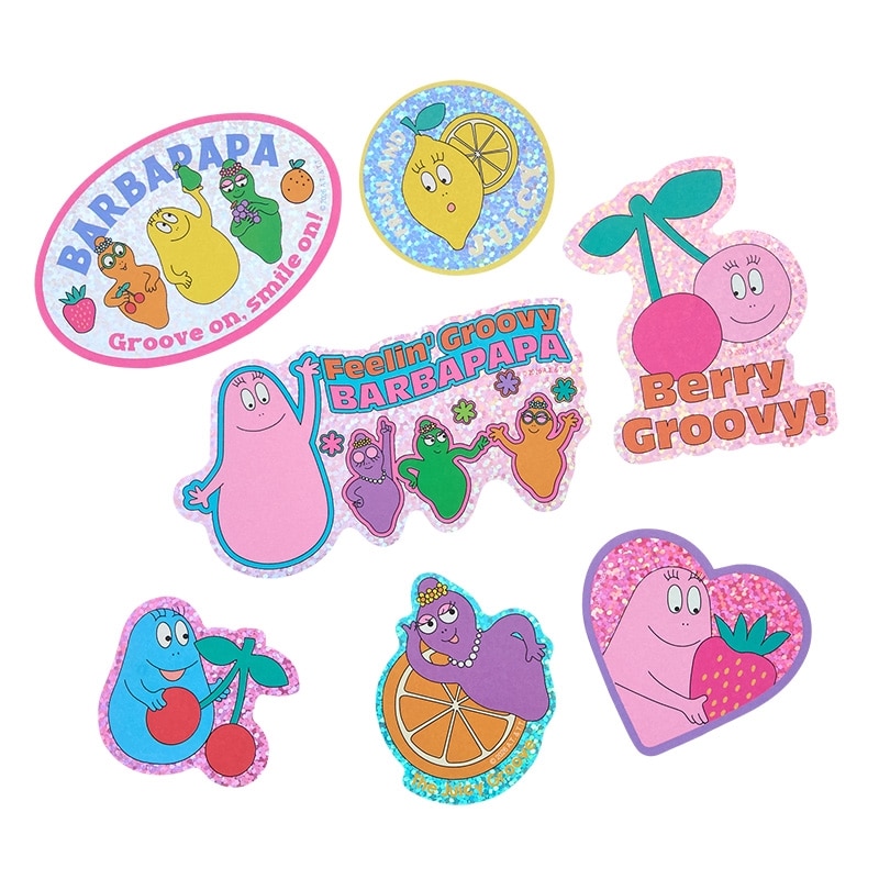 BARBAPAPA バーバパパ ステッカーパック(フレークステッカー): 通常