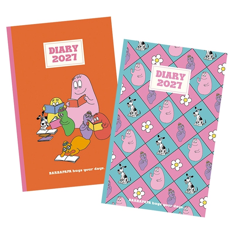 2026年12月始まり】BARBAPAPA バーバパパ A5 マンスリー スリムノート