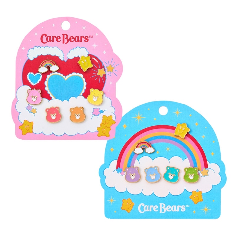 Care Bears ケアベア ピアス6個セット(ピンク): 通常| プラザ