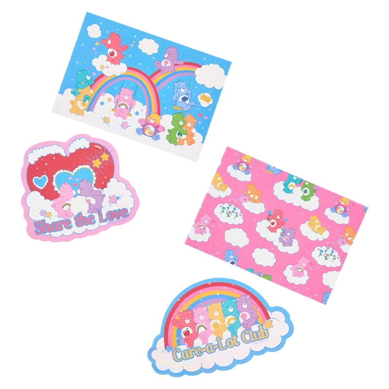 Care Bears ケアベア ミニレターセット(ブルー): 通常| プラザ