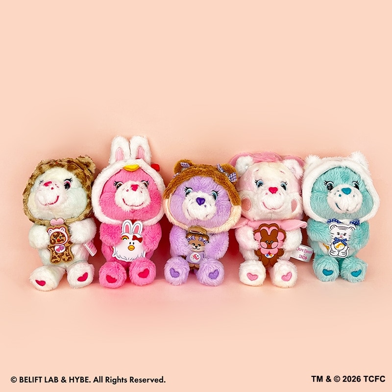 Care Bears ケアベア × ILLIT ソフトキーチェーン ハグ(スウィート
