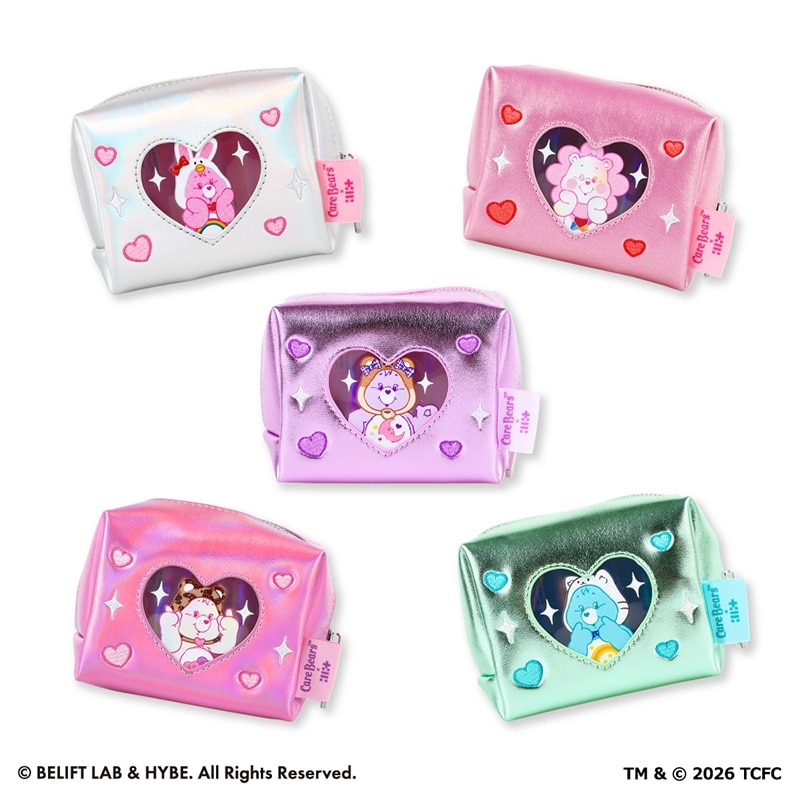 SKINNYDIP スキニーディップ Care Bears ケアベア × ILLIT ポーチ