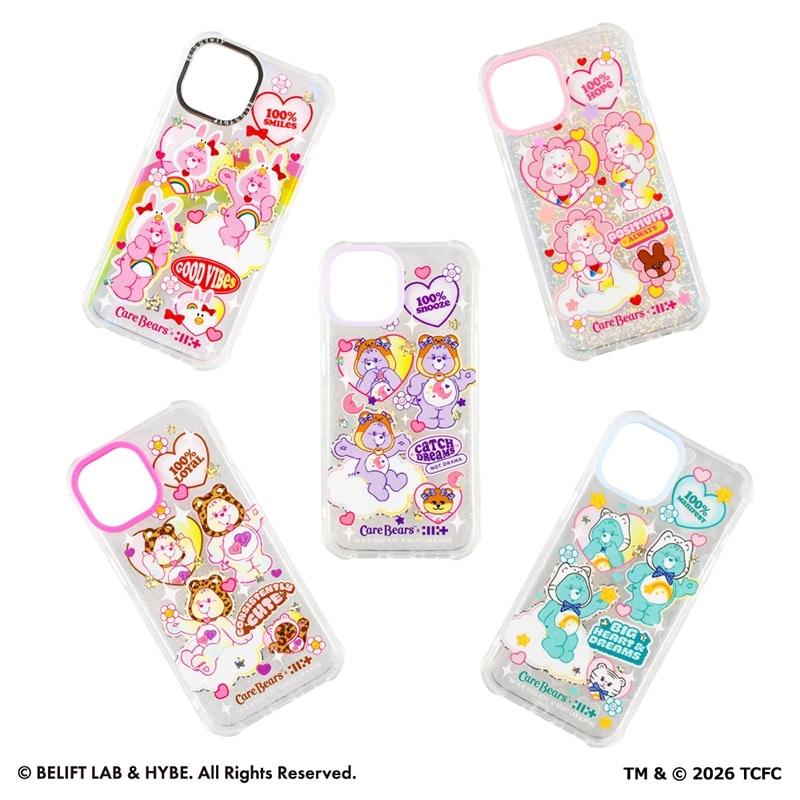 SKINNYDIP スキニーディップ Care Bears ケアベア × ILLIT iPhone13/14