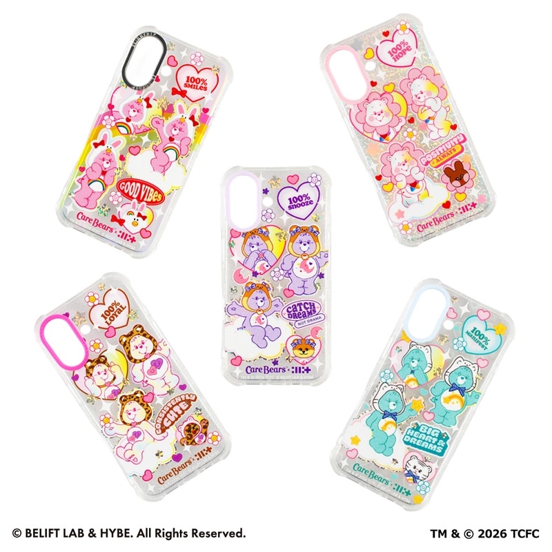 SKINNYDIP スキニーディップ Care Bears ケアベア × ILLIT iPhone16用