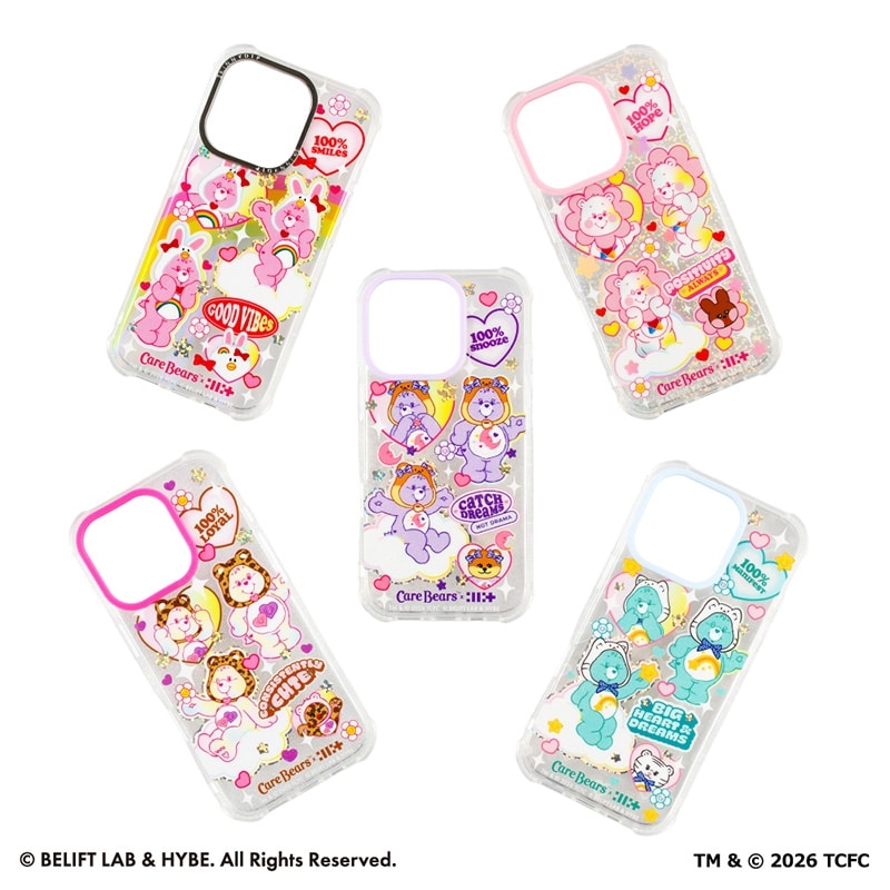 SKINNYDIP スキニーディップ Care Bears ケアベア × ILLIT iPhone16Pro