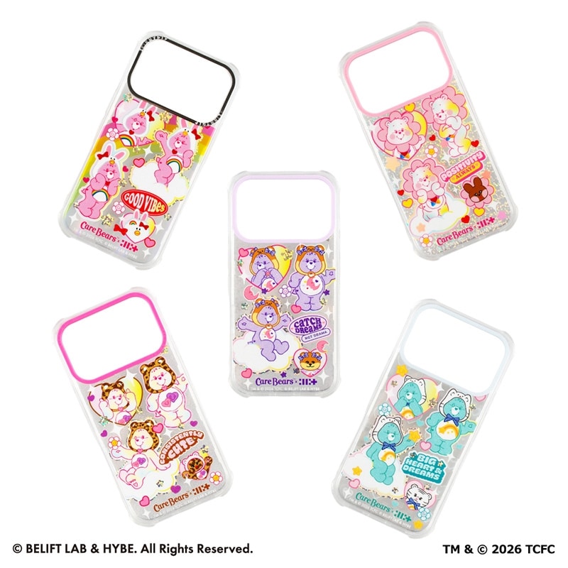 SKINNYDIP スキニーディップ Care Bears ケアベア × ILLIT iPhone17Pro