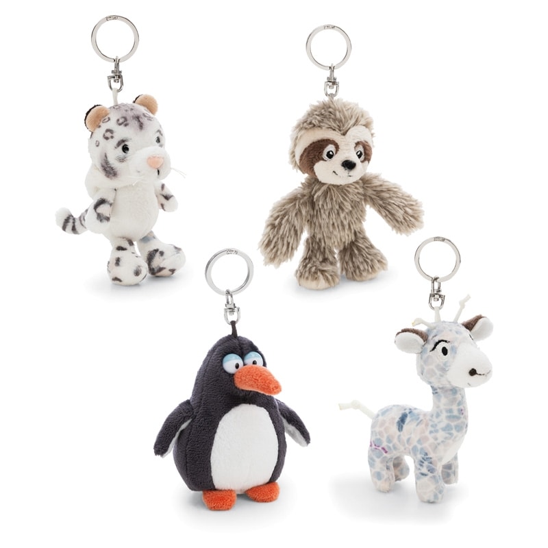 ニキ NICI ぬいぐるみキーリング キーリング(ユキヒョウ エレニ): 通常