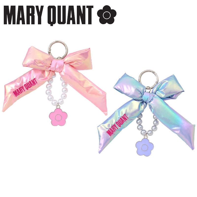 MARY QUANT マリークワント カラビナチャーム ピンク