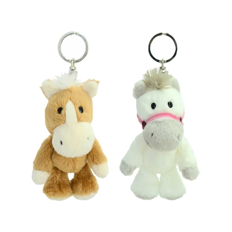 ニキ NICI ぬいぐるみキーリング ウマ(ブラウン): 通常| プラザ